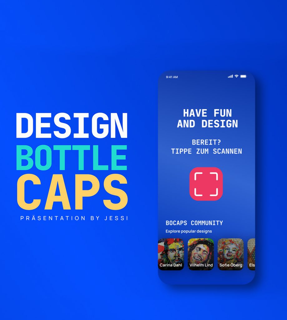 Bottle Caps APP – UI Design & Animation – hammervision